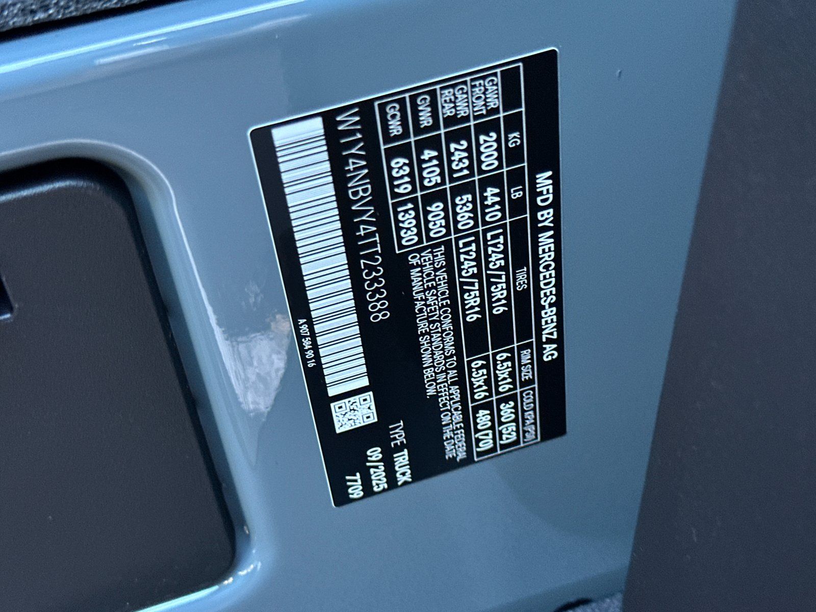 new 2026 Mercedes-Benz Sprinter 2500 car