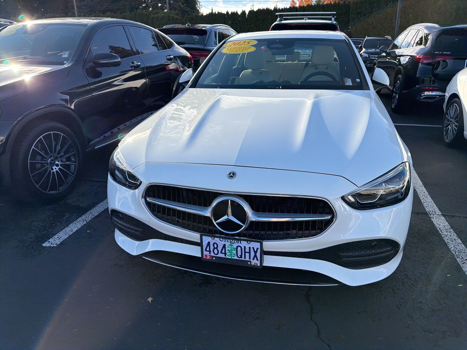 used 2025 Mercedes-Benz C-Class car, priced at $44,998