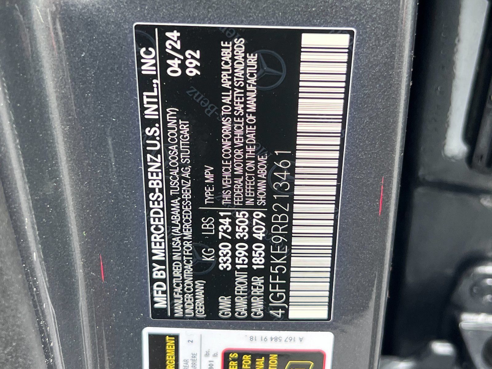 used 2024 Mercedes-Benz GLS car, priced at $92,898