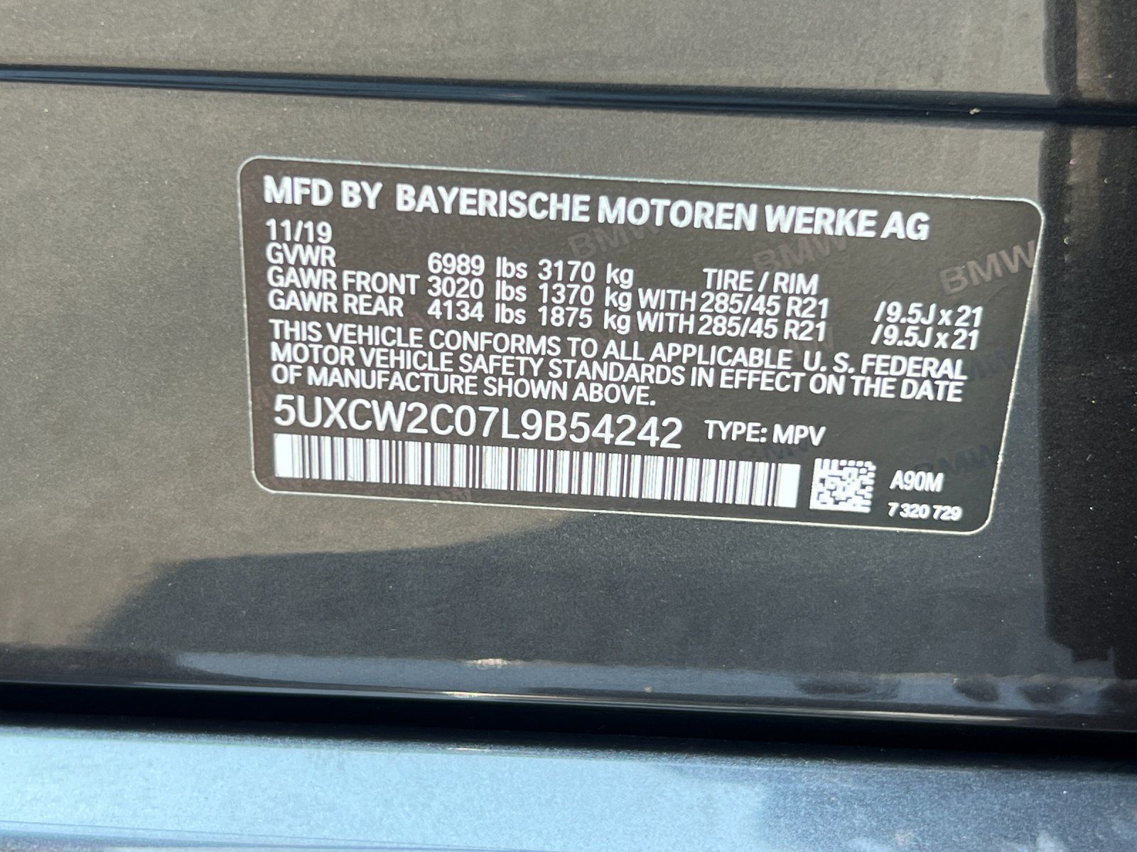 used 2020 BMW X7 car, priced at $27,898