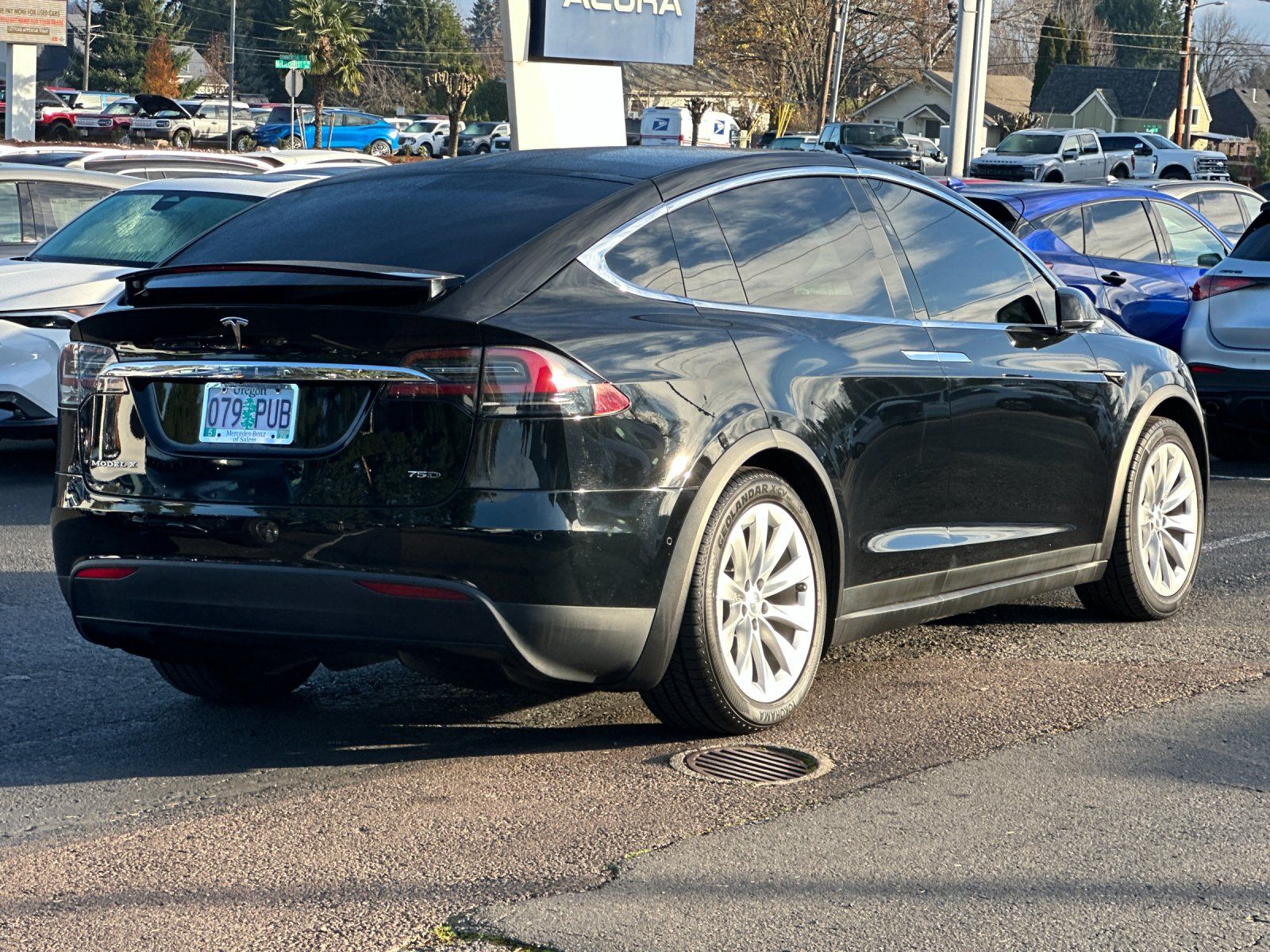 used 2018 Tesla Model X car, priced at $26,498