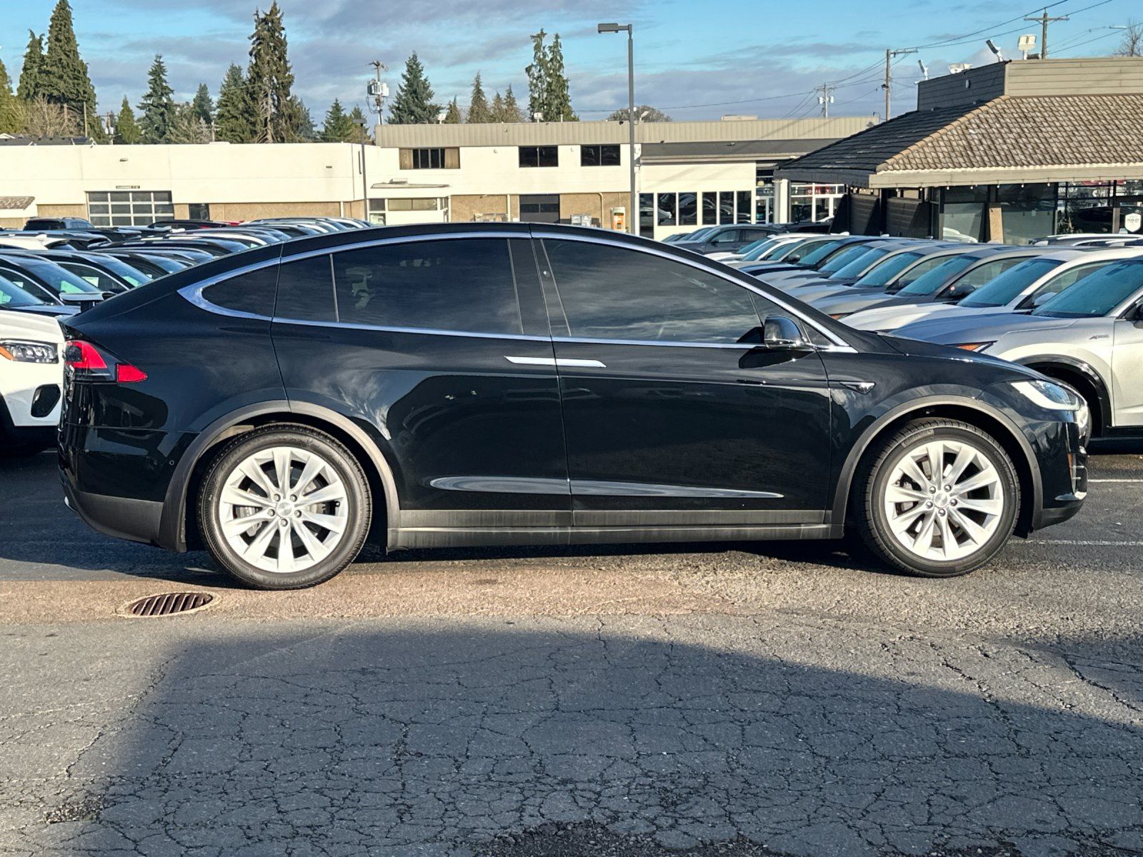 used 2018 Tesla Model X car, priced at $26,498