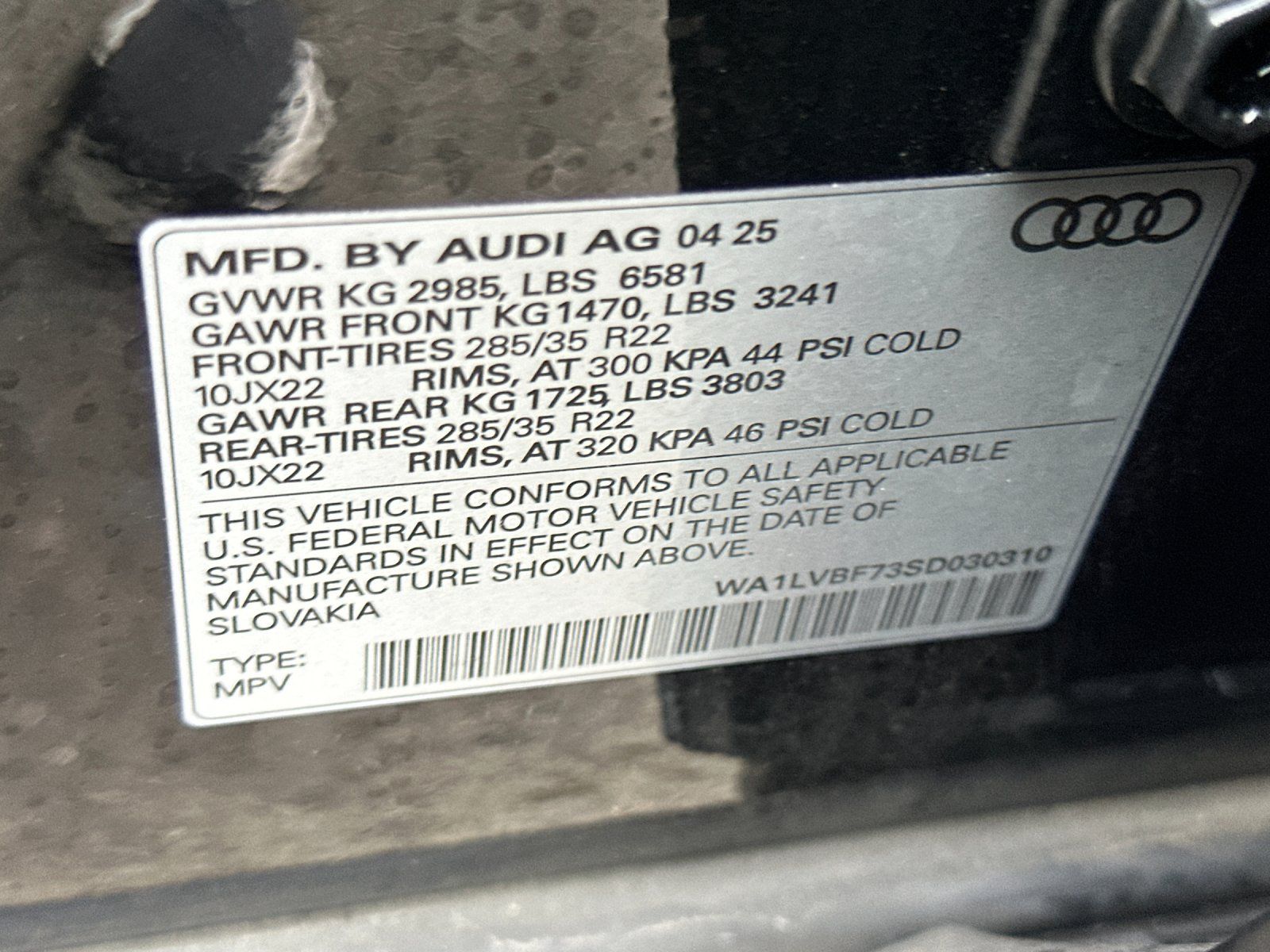 used 2025 Audi Q7 car, priced at $62,990
