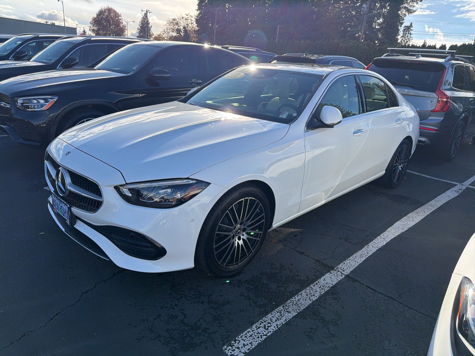 used 2025 Mercedes-Benz C-Class car, priced at $44,998