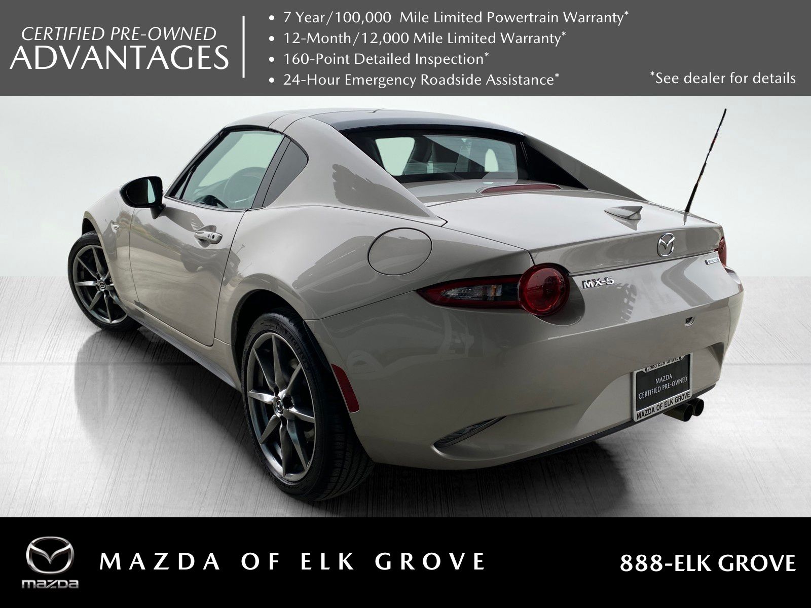 used 2022 Mazda Miata RF car, priced at $27,711