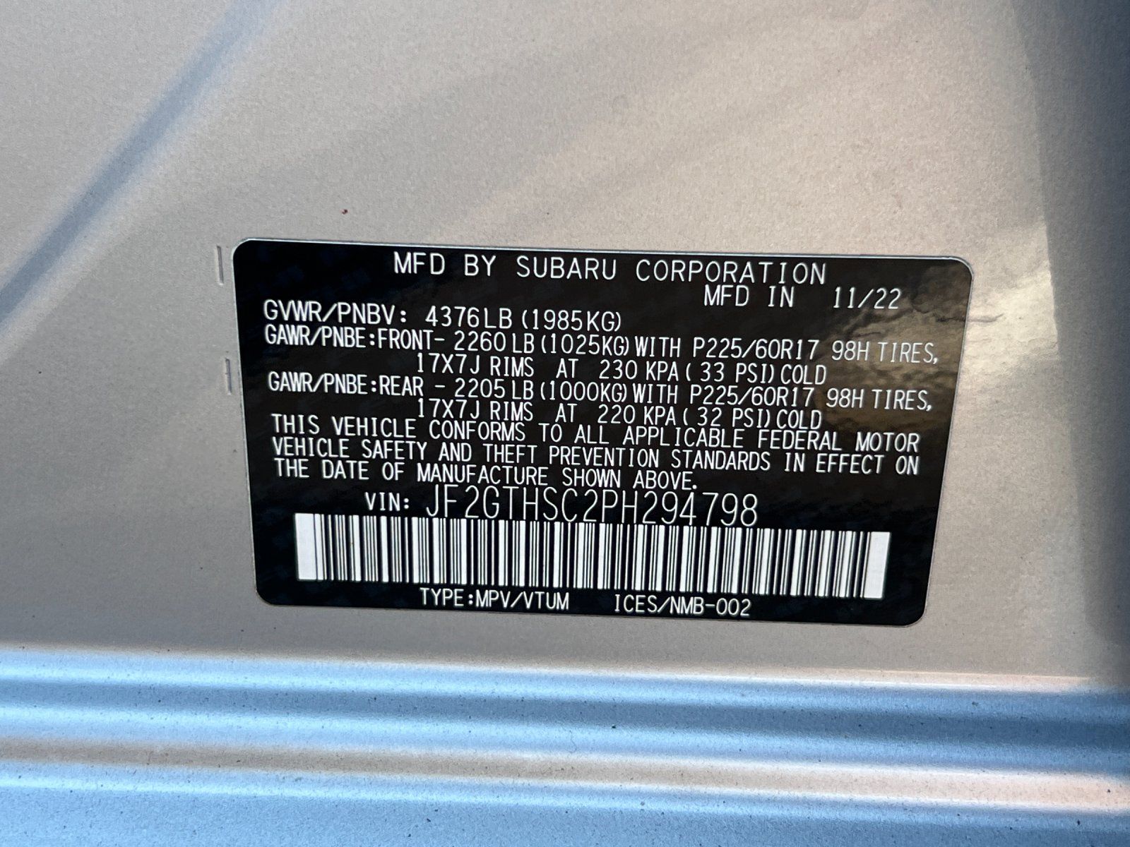 used 2023 Subaru Crosstrek car, priced at $22,998