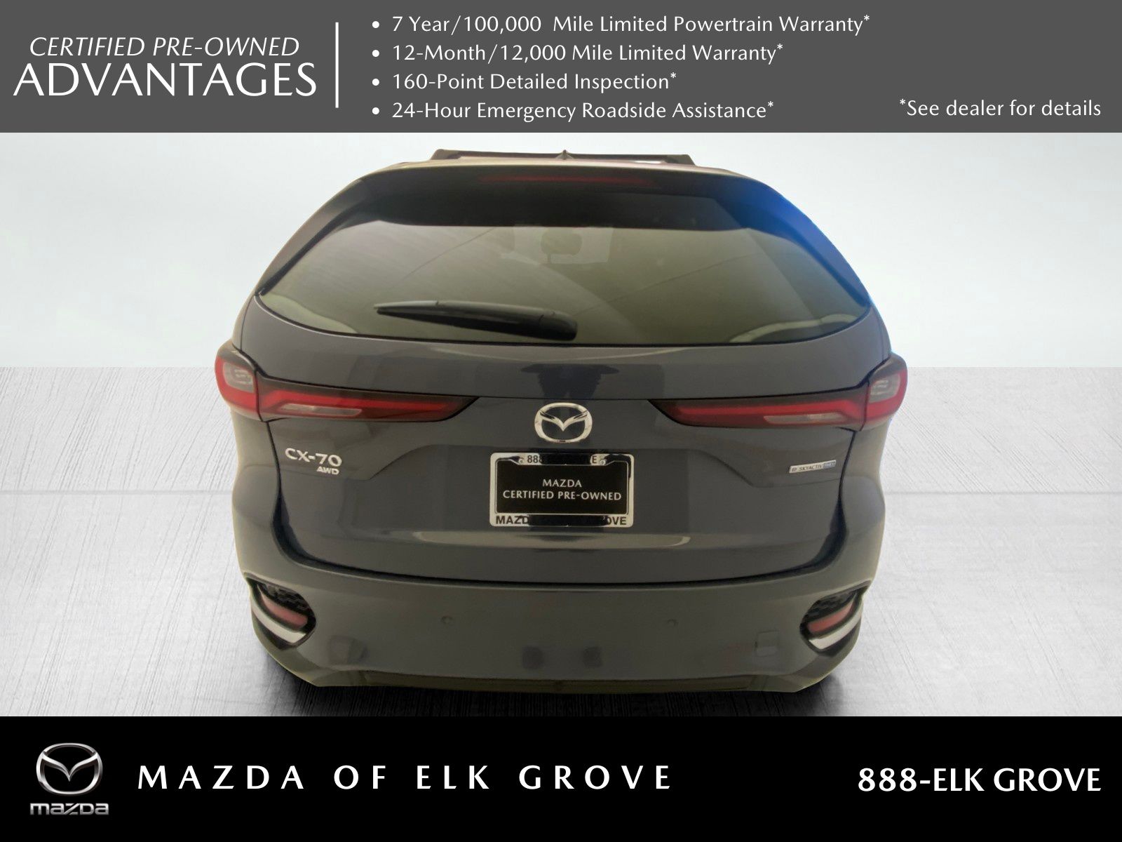 used 2025 Mazda CX-70 PHEV car, priced at $55,595