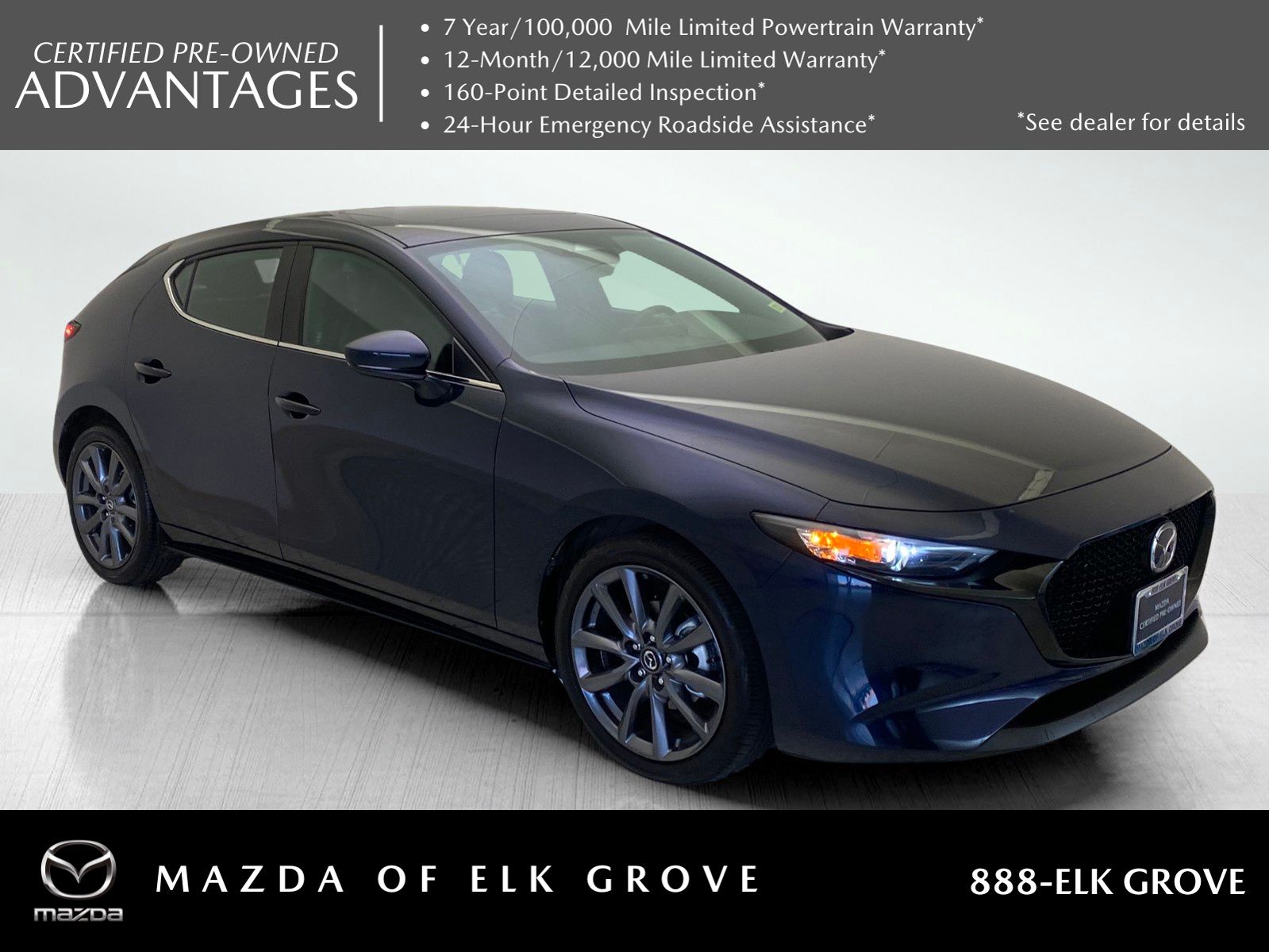 used 2024 Mazda Mazda3 car, priced at $22,495