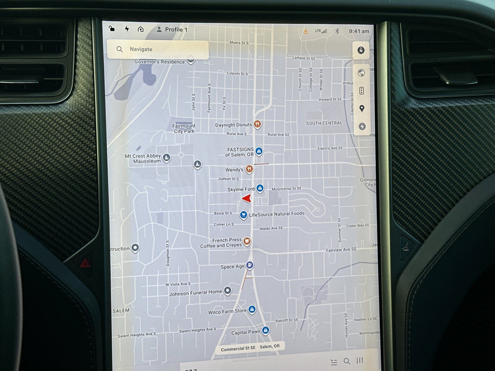 used 2018 Tesla Model X car, priced at $26,498