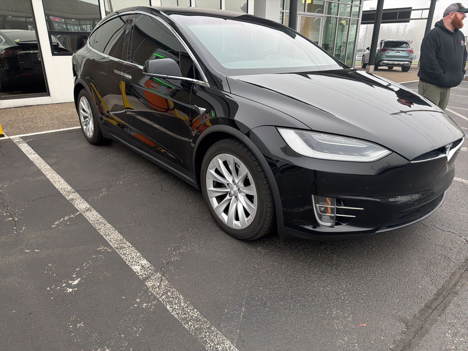 used 2018 Tesla Model X car, priced at $27,498