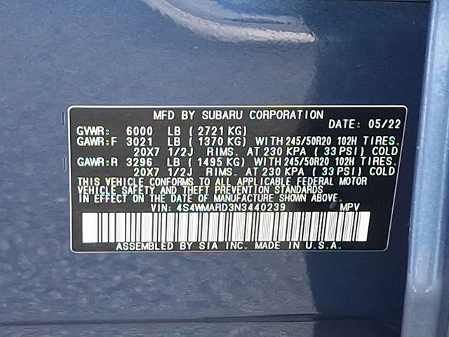 used 2022 Subaru Ascent car, priced at $32,538