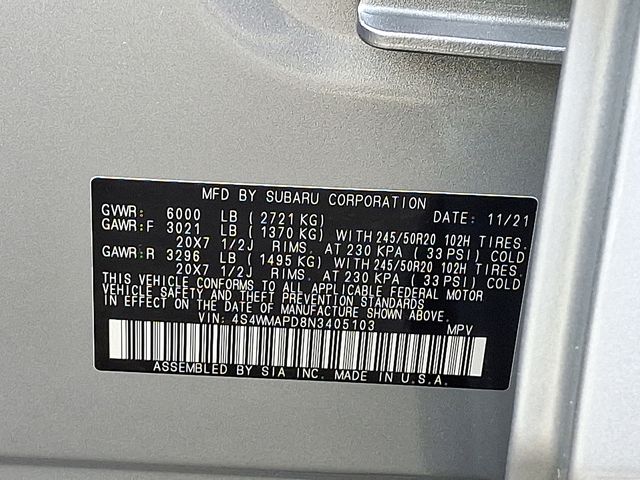 used 2022 Subaru Ascent car, priced at $30,904