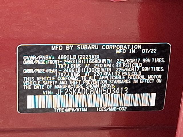 used 2022 Subaru Forester car, priced at $28,138