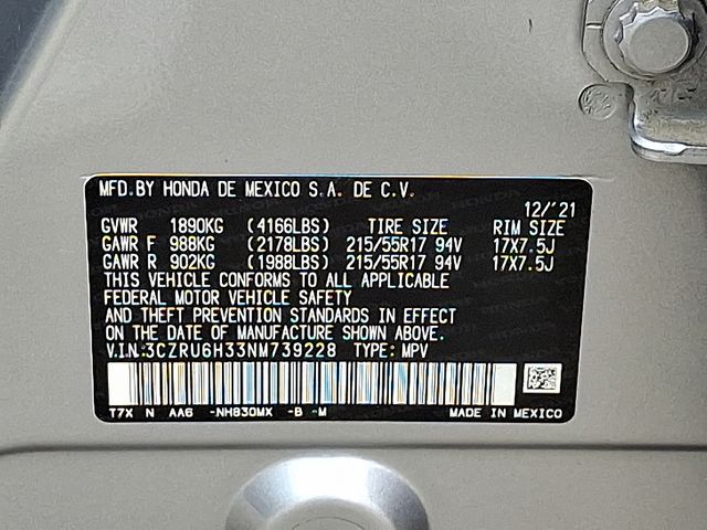 used 2022 Honda HR-V car, priced at $19,965