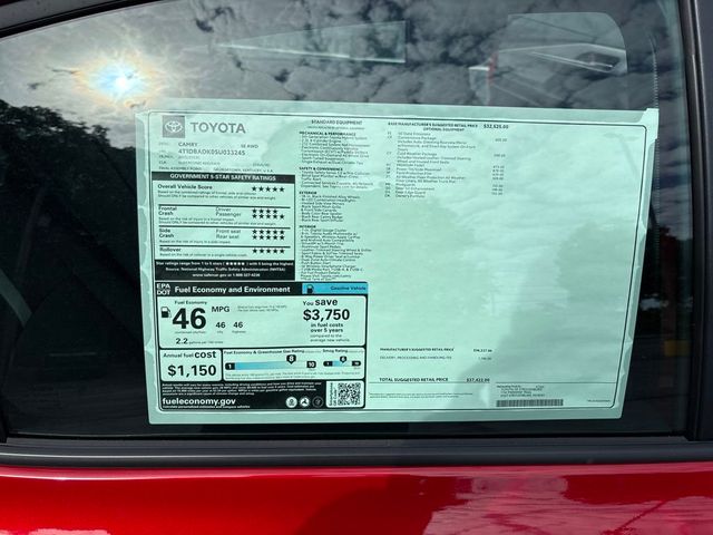 new 2025 Toyota Camry car, priced at $35,430