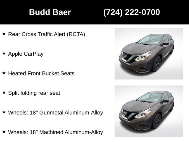 used 2017 Nissan Murano car, priced at $14,747