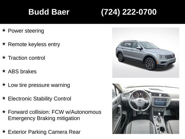 used 2021 Volkswagen Tiguan car, priced at $20,974