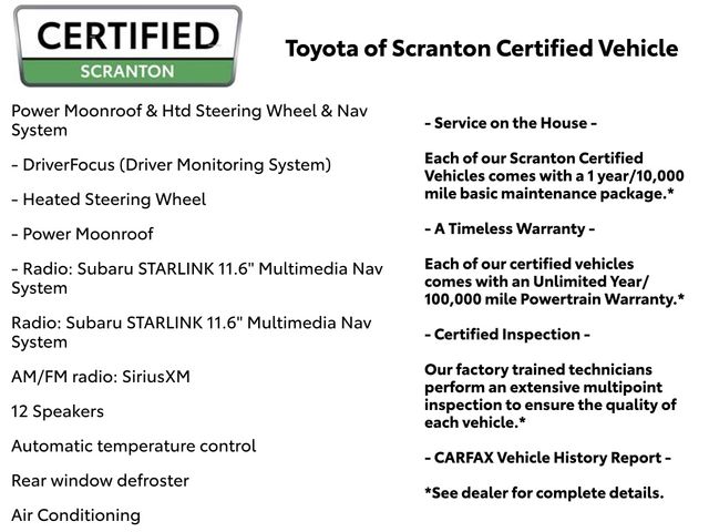 used 2024 Subaru Outback car, priced at $32,499
