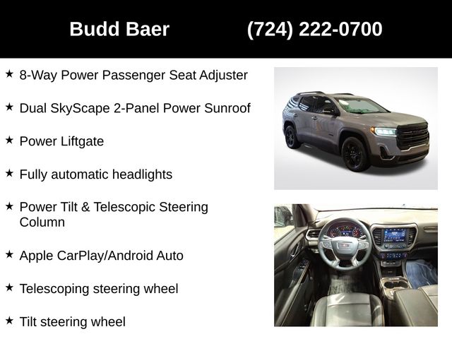 used 2023 GMC Acadia car, priced at $32,903
