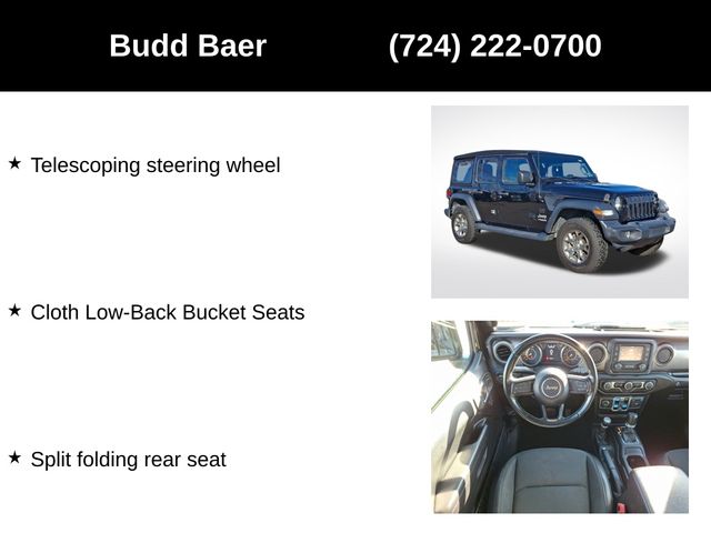 used 2020 Jeep Wrangler car, priced at $23,917