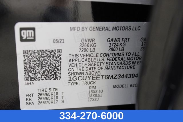 used 2021 Chevrolet Silverado 1500 car, priced at $41,999