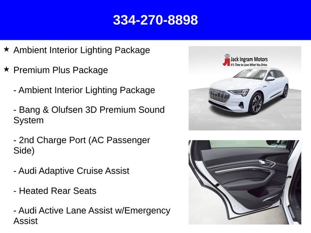 used 2021 Audi e-tron car, priced at $29,497