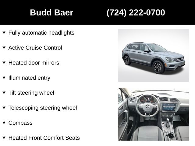 used 2021 Volkswagen Tiguan car, priced at $20,974