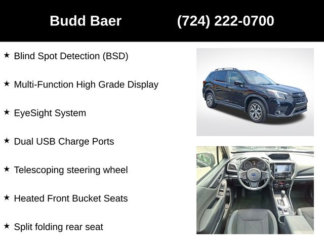 used 2022 Subaru Forester car, priced at $27,982