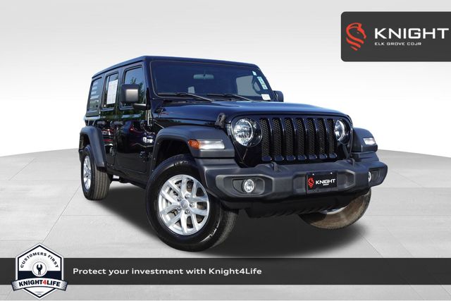 used 2023 Jeep Wrangler car, priced at $35,249