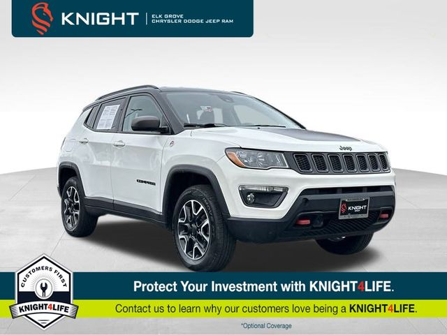 used 2021 Jeep Compass car, priced at $18,110