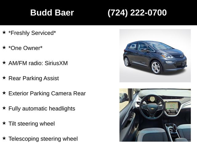 used 2018 Chevrolet Bolt EV car, priced at $13,880
