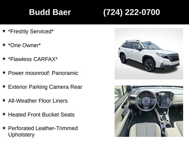 used 2025 Subaru Forester car, priced at $35,888