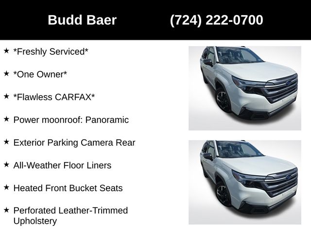 used 2025 Subaru Forester car, priced at $35,888