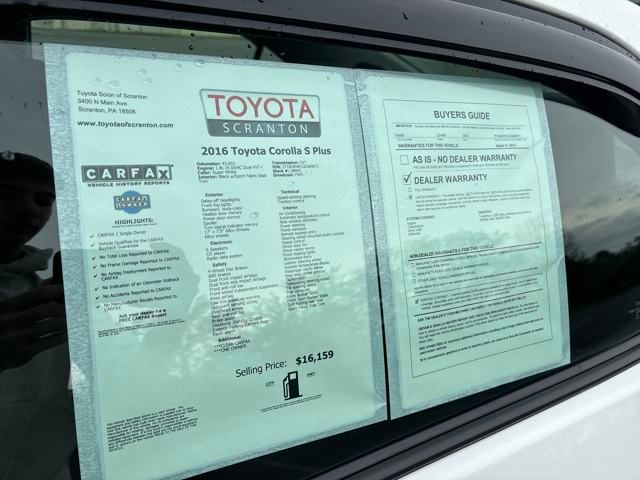used 2016 Toyota Corolla car, priced at $16,295