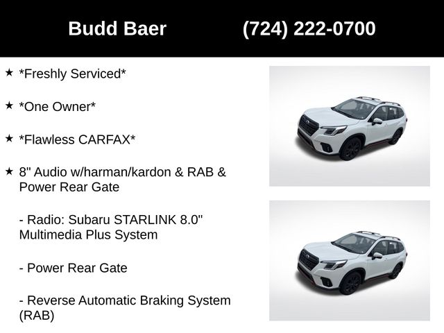 used 2024 Subaru Forester car, priced at $31,450