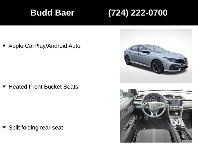 used 2021 Honda Civic car, priced at $24,237