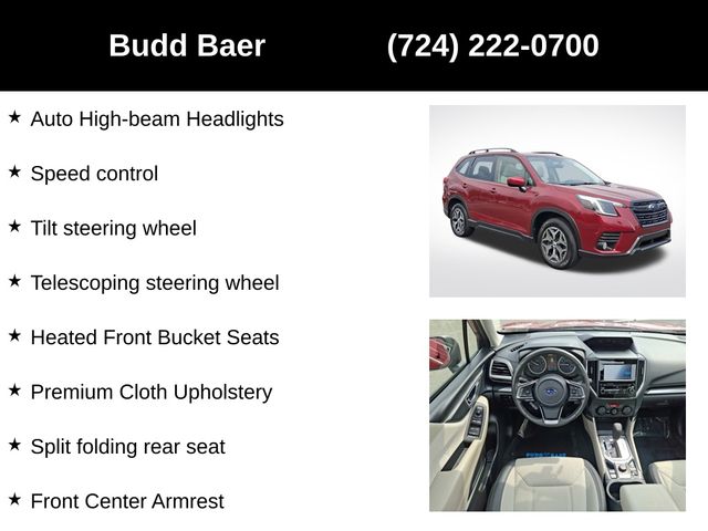 used 2022 Subaru Forester car, priced at $28,138