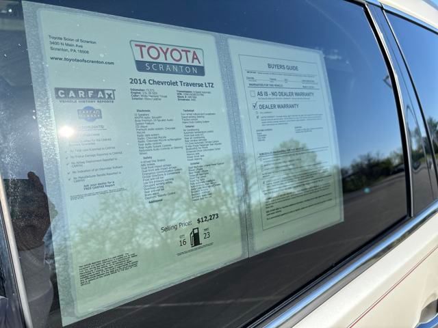 used 2014 Chevrolet Traverse car, priced at $11,198