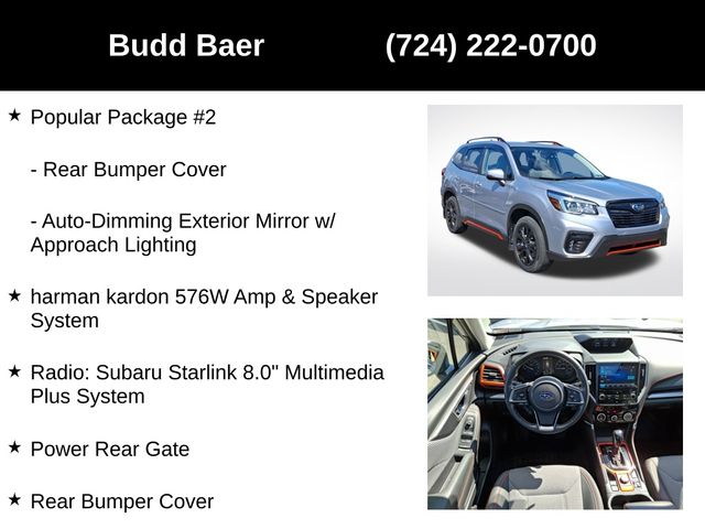 used 2019 Subaru Forester car, priced at $26,334
