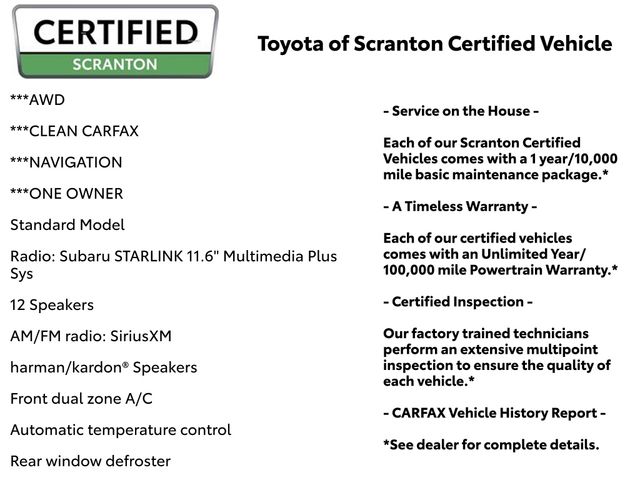 used 2024 Subaru Outback car, priced at $30,499