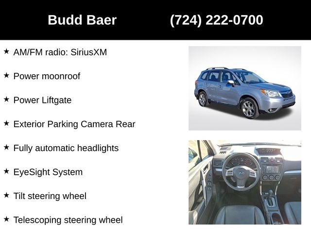 used 2015 Subaru Forester car, priced at $15,949