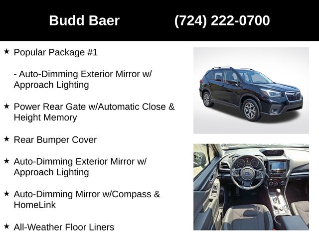 used 2021 Subaru Forester car, priced at $25,131