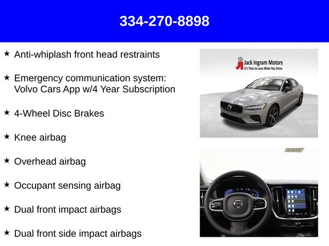 new 2024 Volvo S60 car, priced at $39,527
