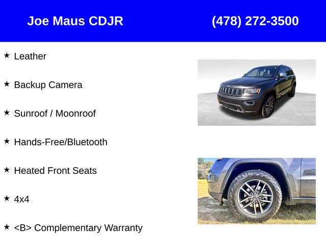 used 2020 Jeep Grand Cherokee car, priced at $16,211