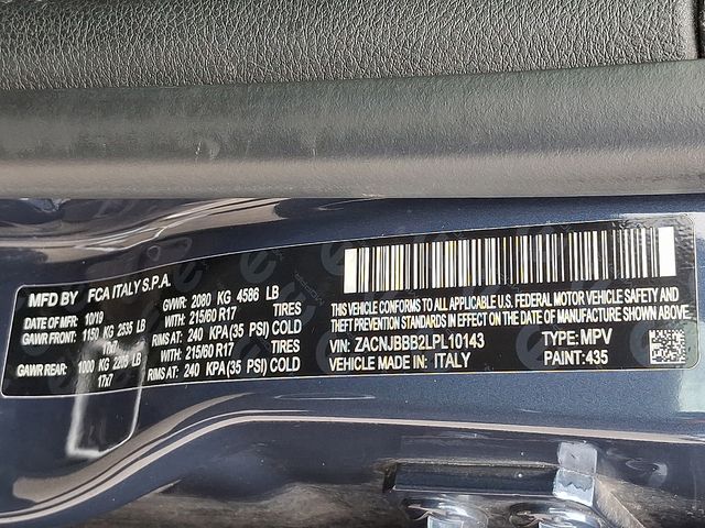 used 2020 Jeep Renegade car, priced at $17,252