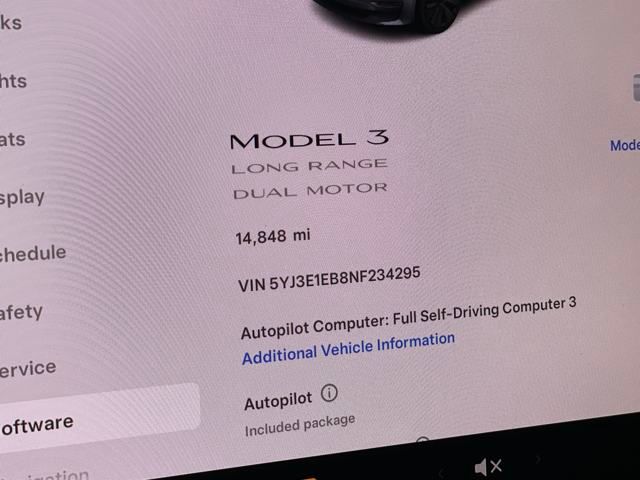 used 2022 Tesla Model 3 car, priced at $27,500