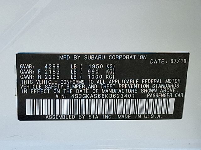 used 2019 Subaru Impreza car, priced at $16,880