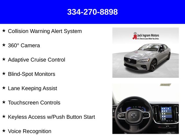 new 2024 Volvo S60 car, priced at $39,527