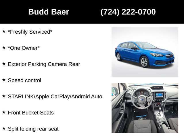 used 2023 Subaru Impreza car, priced at $22,168