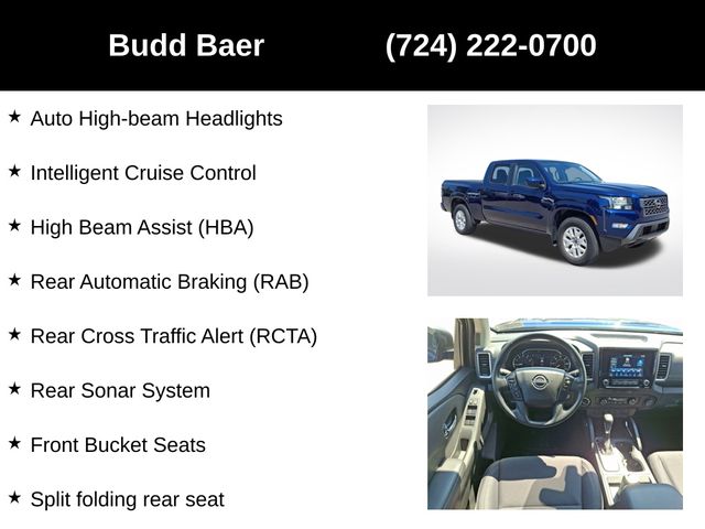 used 2022 Nissan Frontier car, priced at $32,623